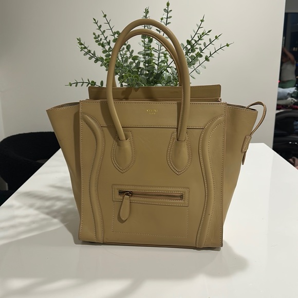 Celine Handbags - 100% authentic CELINE TOTE BAG in color cream